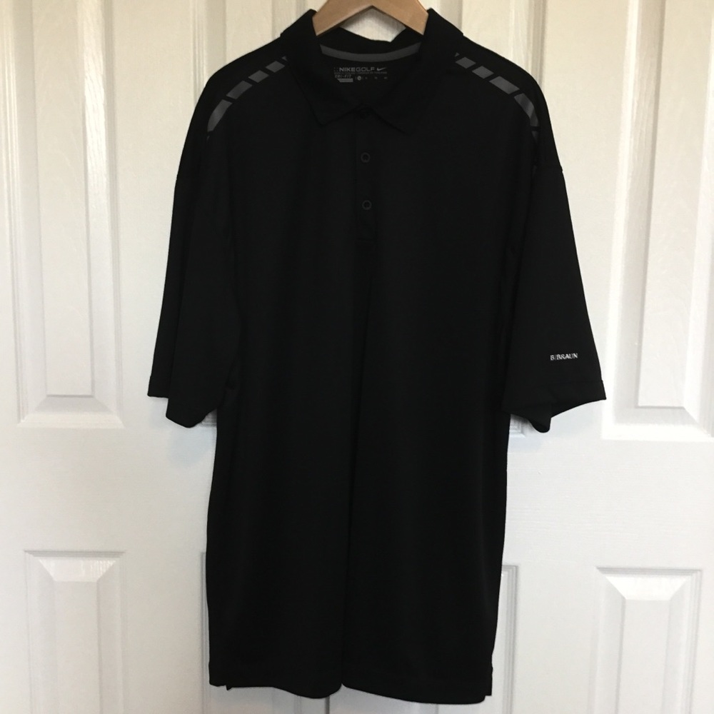 Nike Golf Dri-Fit Polo Black sz XL